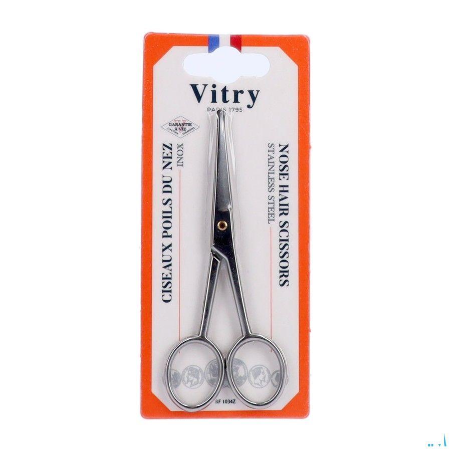 Vitry Classic Ciseaux Poils Du Nez Inox 1034  -  Vitry