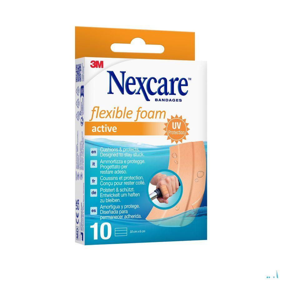 Nexcare 3M Flexible Foam Active Ha Pleist.Strip 10  -  3M