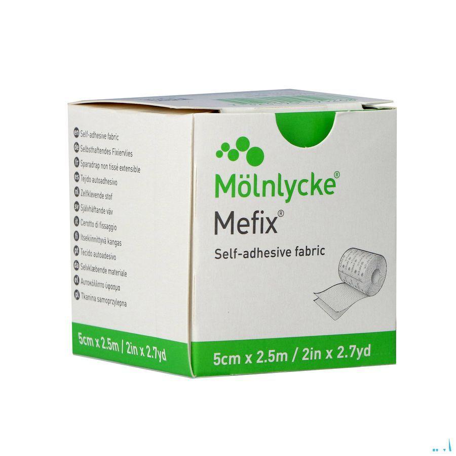 Mefix Zelfklevende Fixatie 5,0cmx 2,5m 1 310570  -  Molnlycke Healthcare