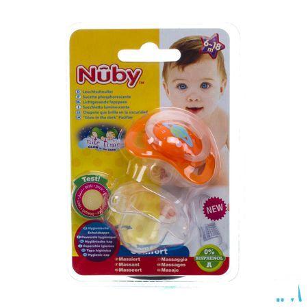 Nuby C Sucette Polyprop. Ortho Lumineuse 6-18m  -  New Valmar