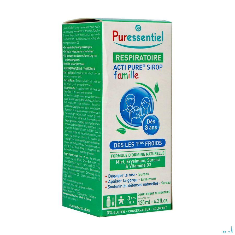 Puressentiel Respiratoire Sirop Actipure Fam.125 ml