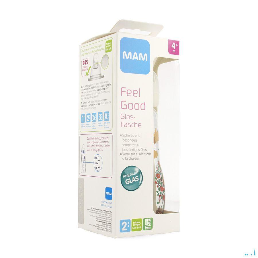 Biberon Verre Mam Feel Good 260 ml Unisexe