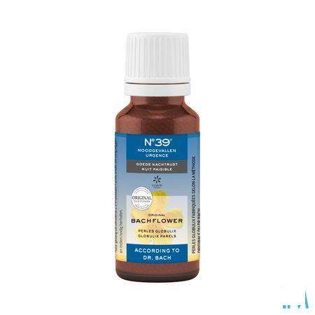 Bachbloesem Bio Nr 39 Noodgevallen Nacht Parels 20 gr  -  Eureka Pharma