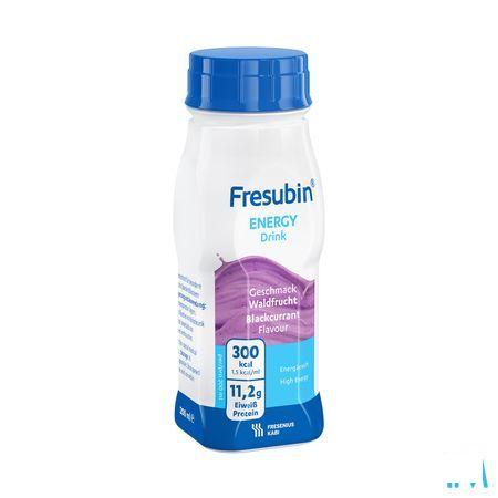 Fresubin Energy Drink 200 ml Cassis/zwarte Bessen  -  Fresenius