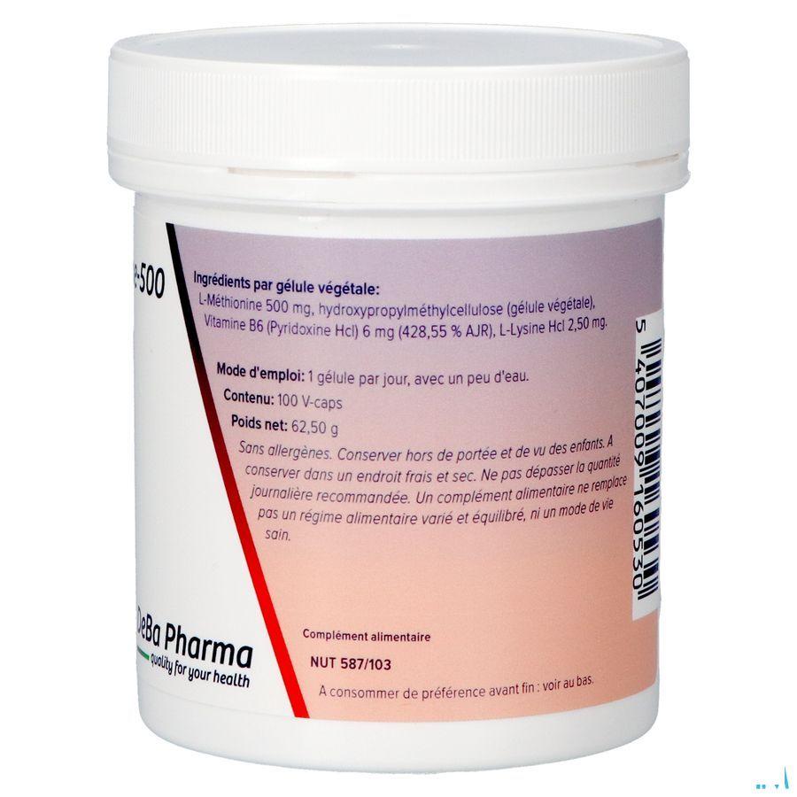 L-methionine + b6 Capsule 100x500 mg  -  Deba Pharma