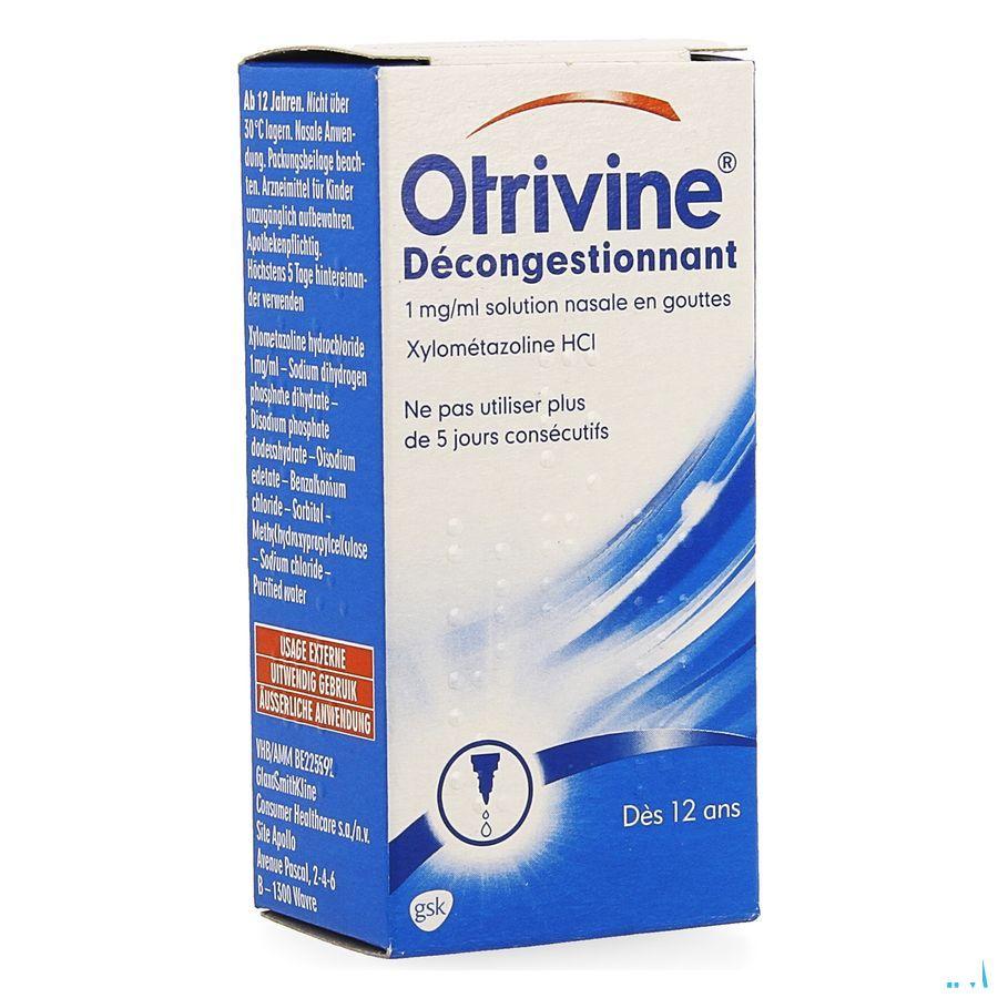 Otrivine Hydrat 1 0/00 Druppels 10 ml