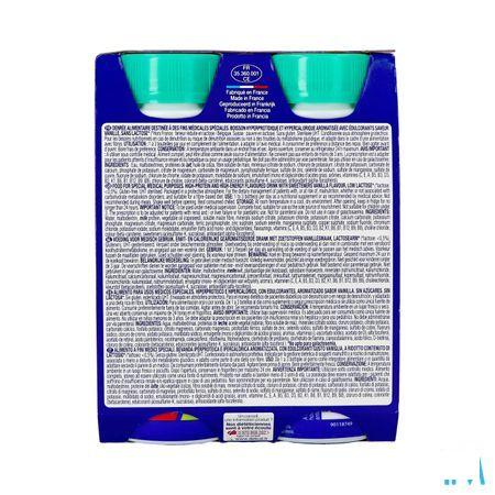 Delical Melkdrank Z/Suiker Vanille 4X200 ml