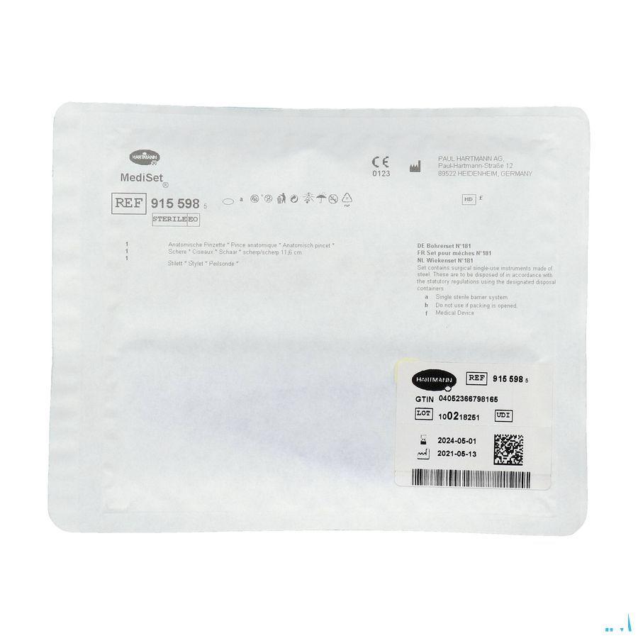 Mediset 181 Hartmann Set Pour Meches 1 9155985