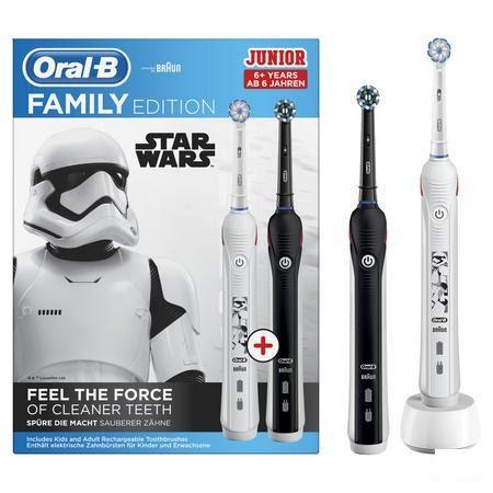 Oral-B Family Pro2 Black + Junior Star Wars