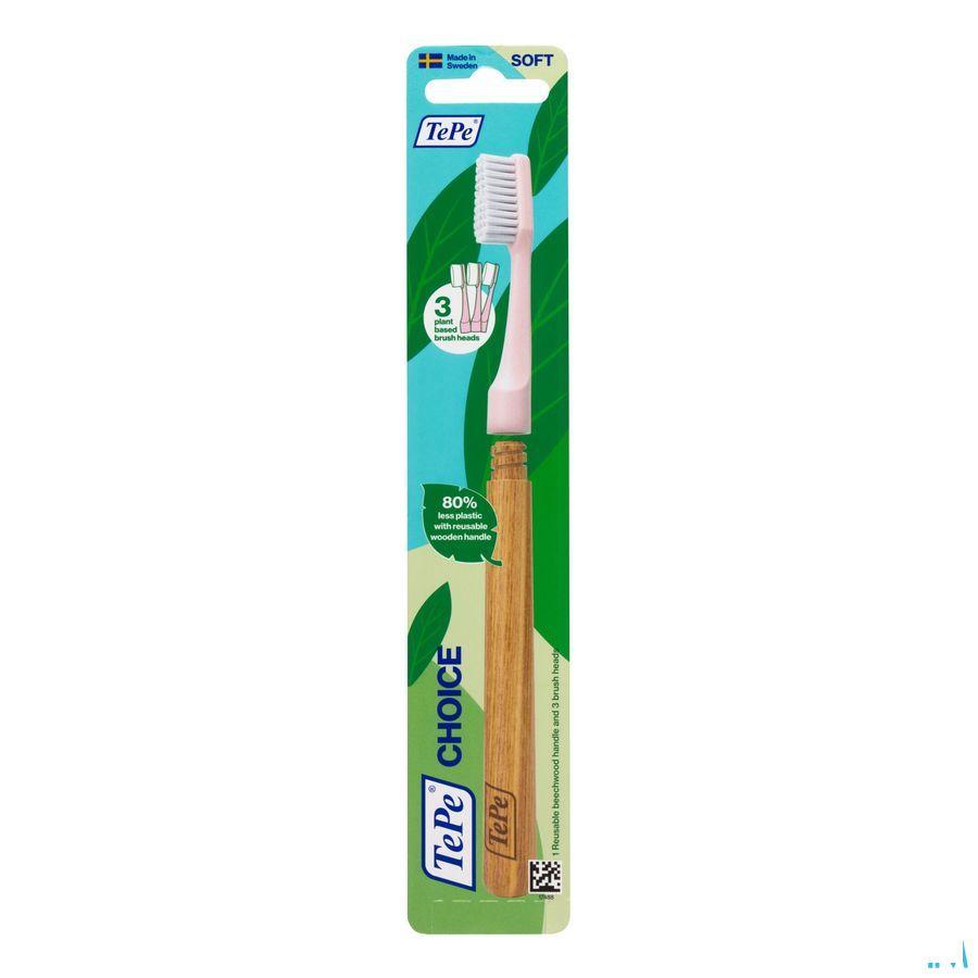 Tepe Choice Regular Soft Pink Brosse Dents+3 Tetes