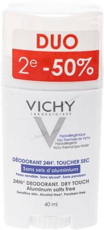 Vichy Deo React. H Z/Alu Zout Stick 24U Duo 2X40 ml