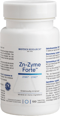 Biotics Zn-Zyme Forte 100 comprimés  -  Energetica Natura