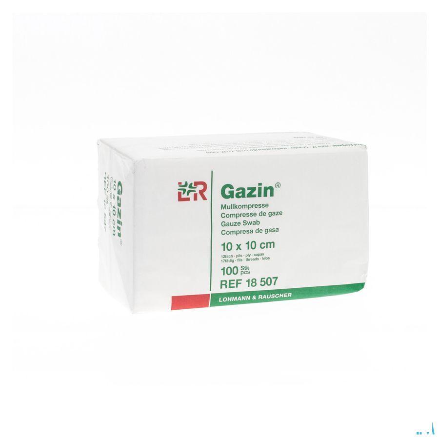 Gazin Kompres Niet steriel 12p 10,0x10,0cm 100 18507  -  Lohmann & Rauscher
