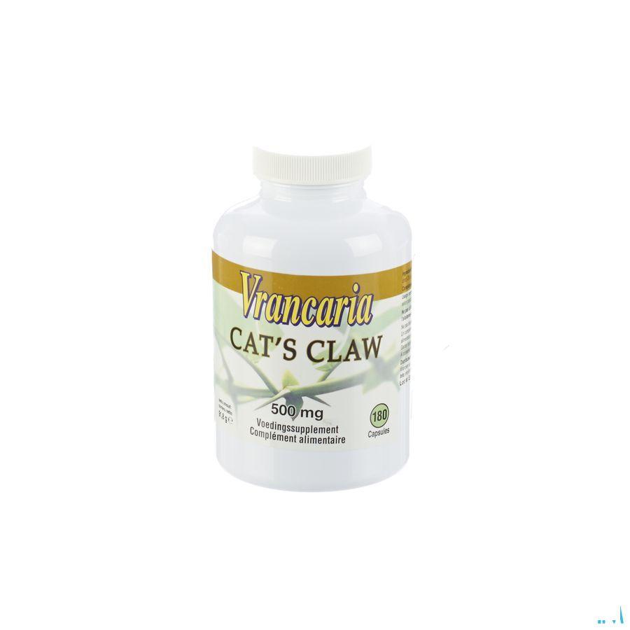 Vrancaria Cats Claw Capsule 180x500 mg 