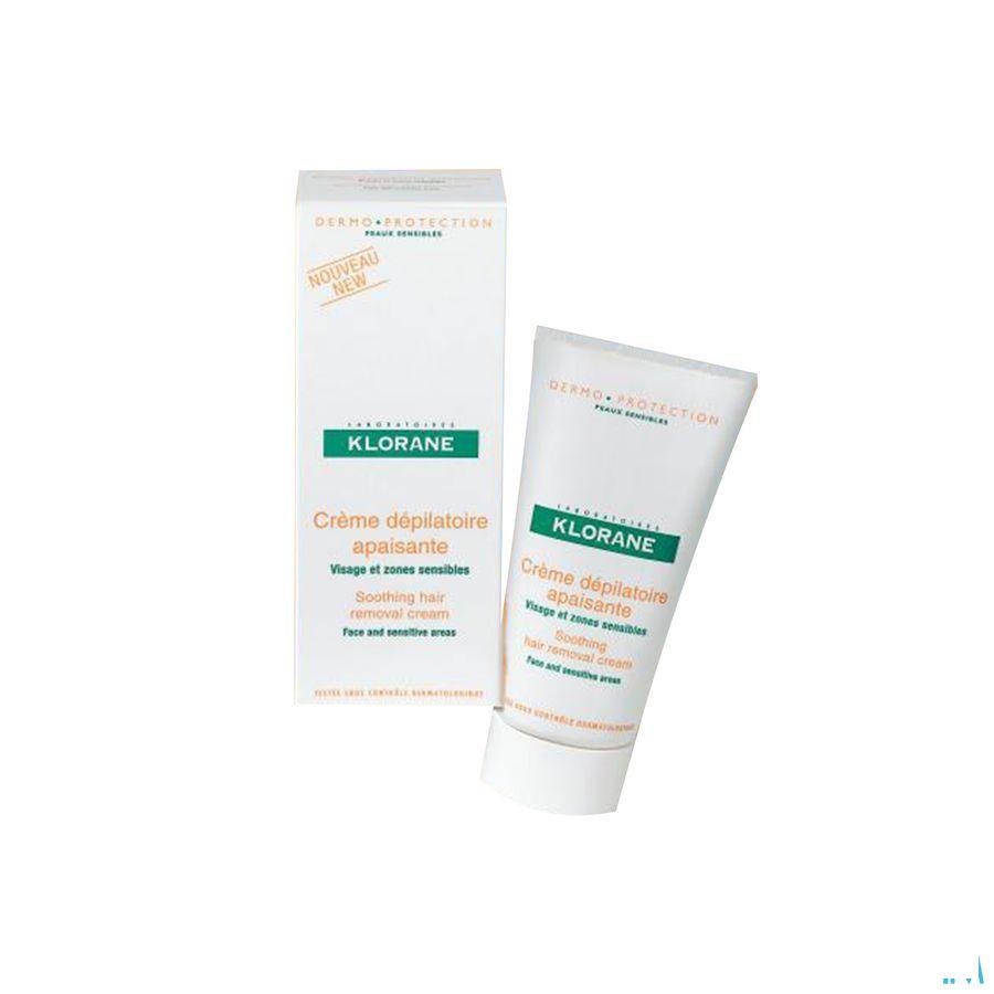 Klorane Ontharingscreme Gelaat-gev Zones Tube 75 ml