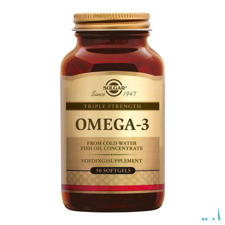 Solgar Omega 3 Triple Strength Softgel 50  -  Solgar Vitamins