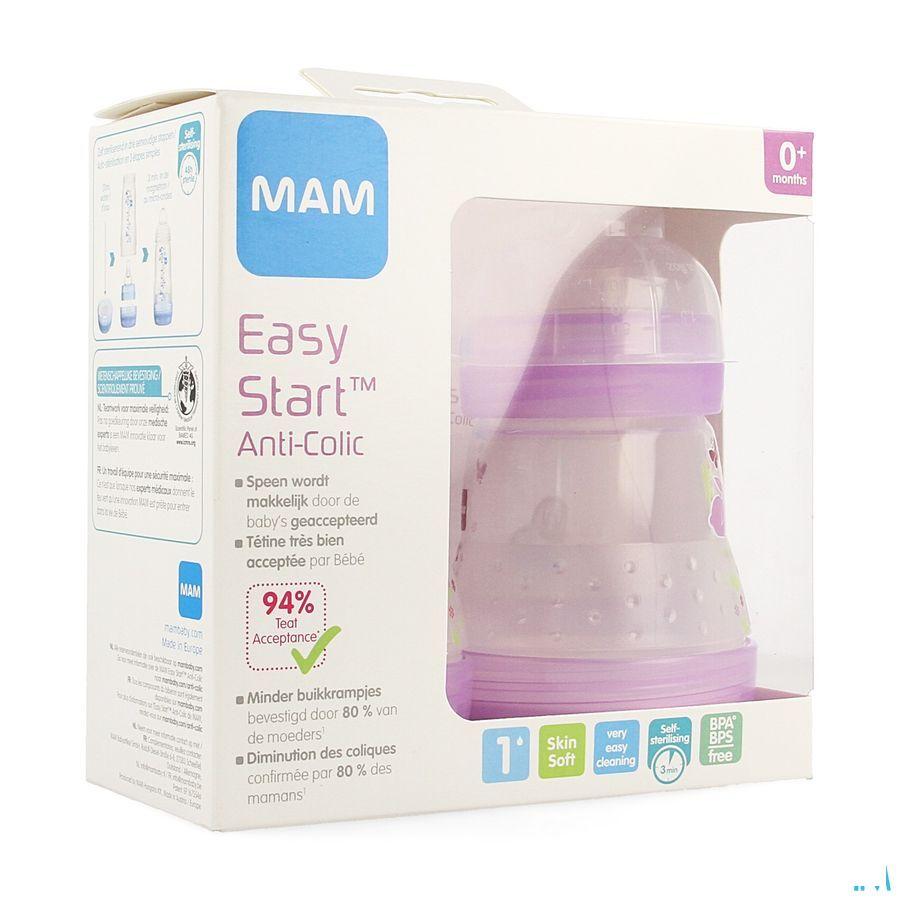 Mam Biberon Easy Start Anti colic 160 ml Fille 2 Pack