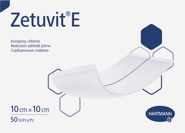 Zetuvit E Hartmann N/St 15X25cm 50 4138631
