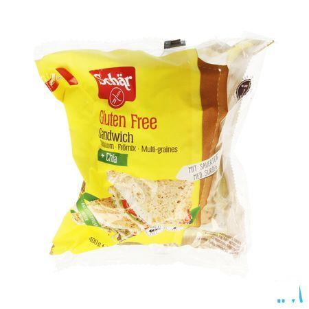 Schar Sandwich Mehrkorn 400 gr  -  Revogan
