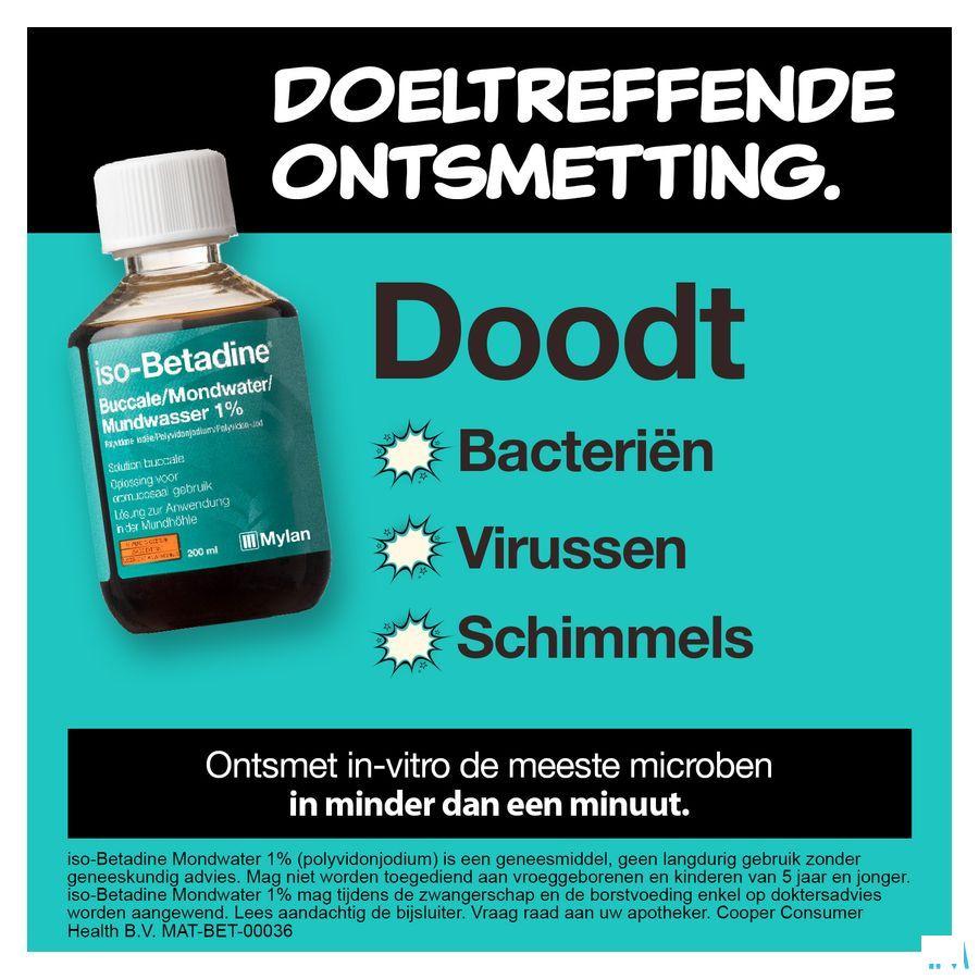 Iso Betadine 1% Solution Bucc 200 ml Ready To Use