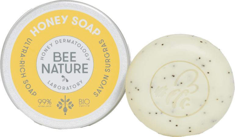 Bee Nature Overvette Zeep Honey 100 g