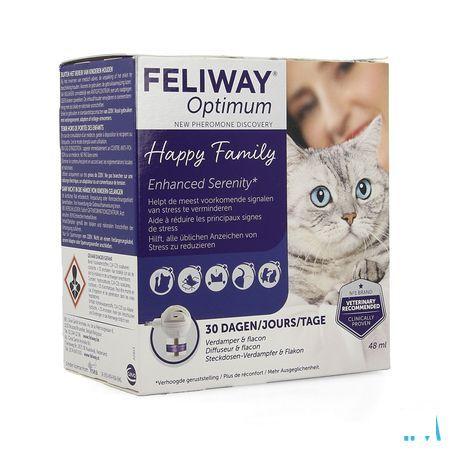 Feliway Optimum Kat Verdamper +30 Dagen Fl 48 ml