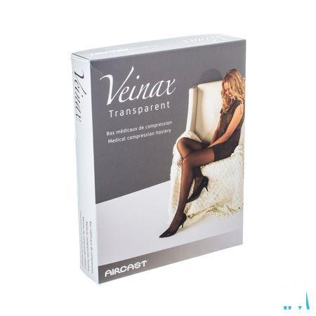Veinax Collant Transparent 2 Long Noir Taille 1