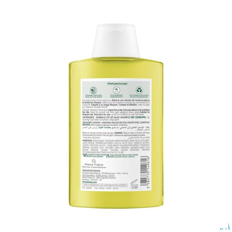 Klorane Capilaire Shampooing Pulpe Cedrat 200 ml