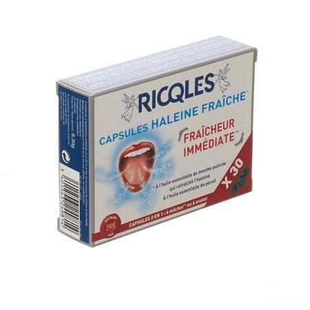 Ricqles Frisse Adem Capsule 30  -  Urgo Healthcare