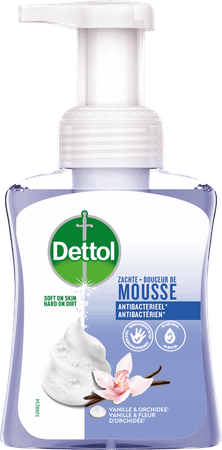 Dettol Zachte Mousse Orchidee & Vanille Geur 250 ml