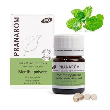 Aromaperles Pepermunt Capsule 60  -  Pranarom