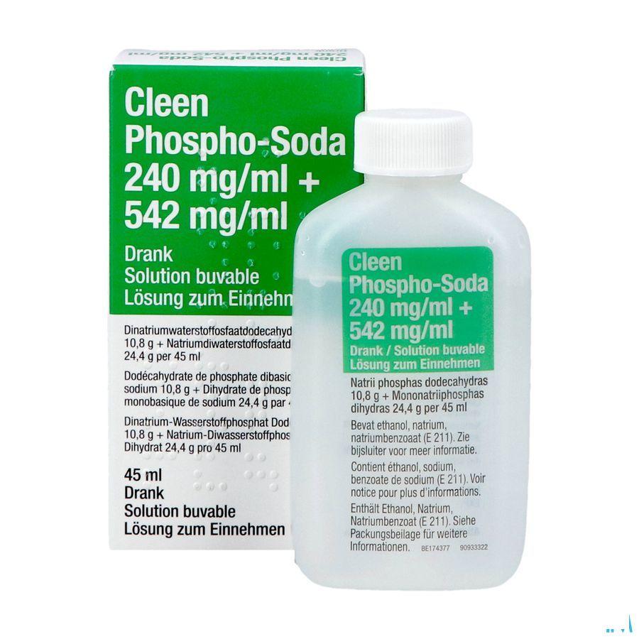 Cleen Phospho-soda 11 gr/24 gr Drinkbare Oplossing Flacon 45 ml