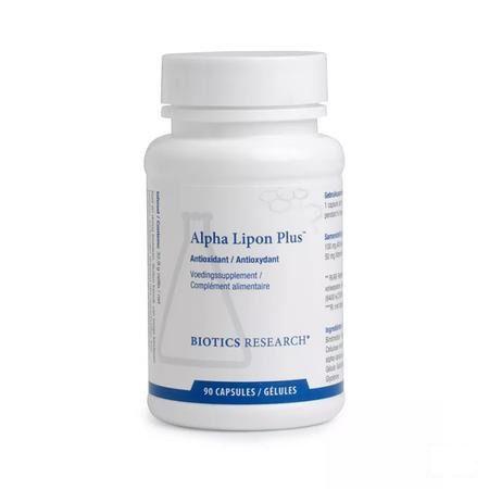 Biotics Alpha Lipon Plus (Liponzuur) 90 capsules  -  Energetica Natura