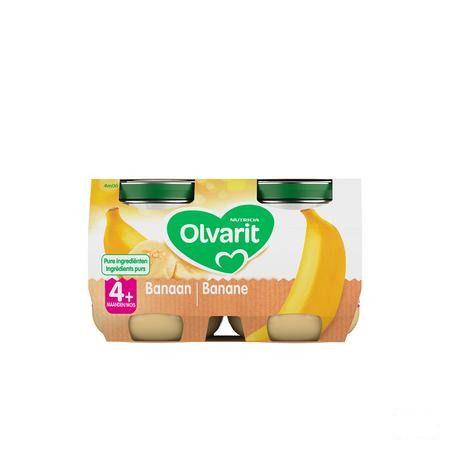 Olvarit Banaan 2x125 gr 4m06  -  Nutricia
