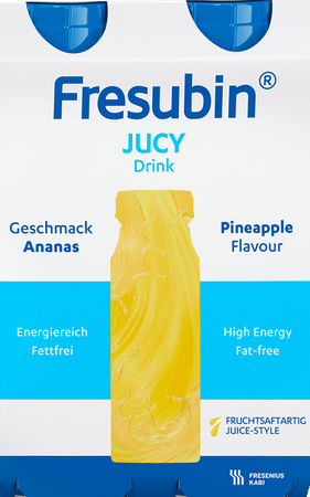 Fresubin Jucy Drink Ananas Easy Bottle 4x200 ml  -  Fresenius