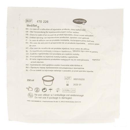 Transparante Gegradueerde Potje 250  ml 470226  -  Hartmann