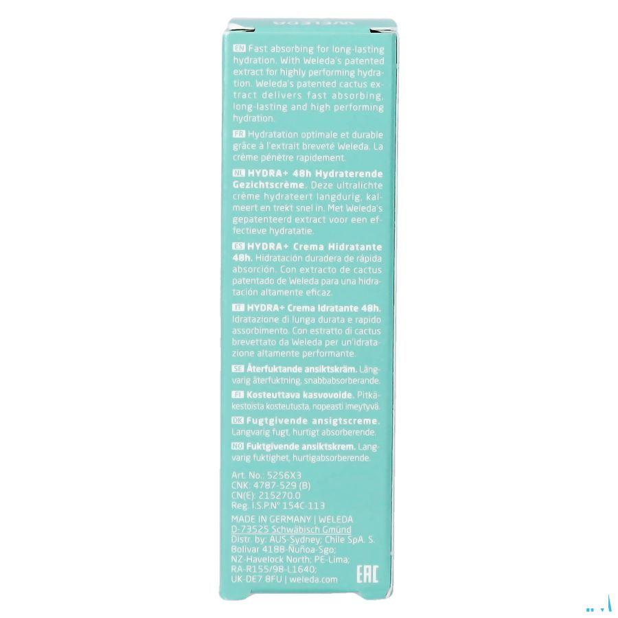 Weleda Hydra+ Creme Hydra-Apaisante 48H 30 ml  -  Weleda