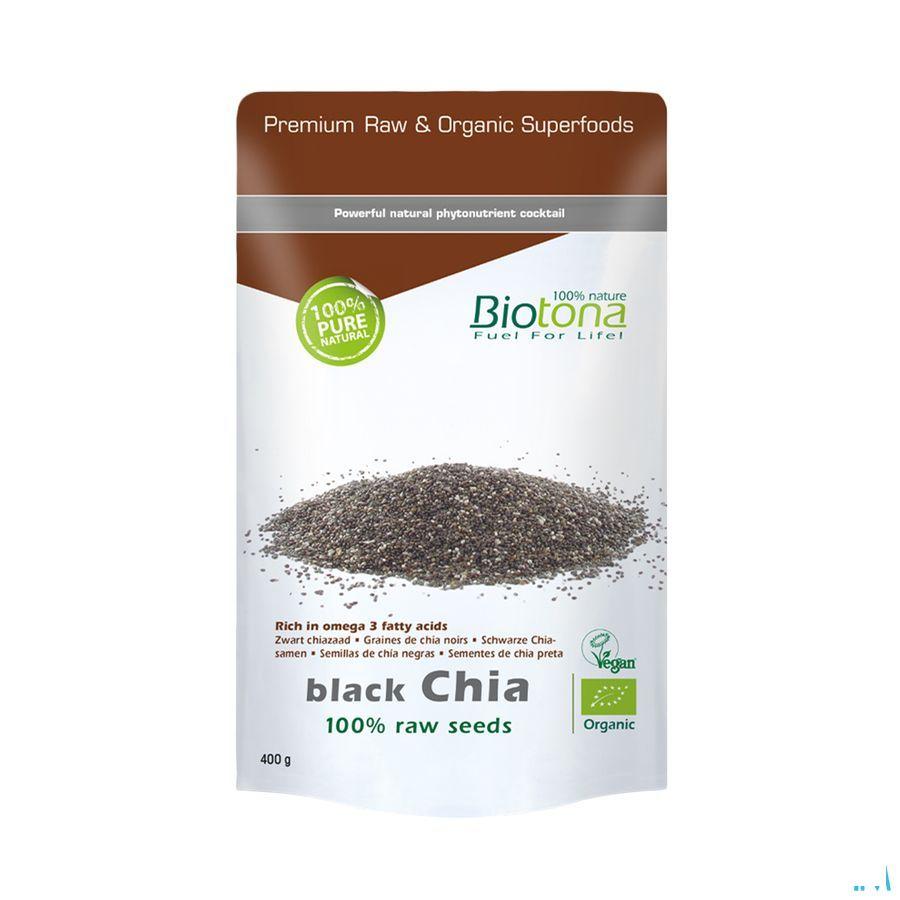 Biotona Black Chia Raw Seed 400 gr  -  Keypharm