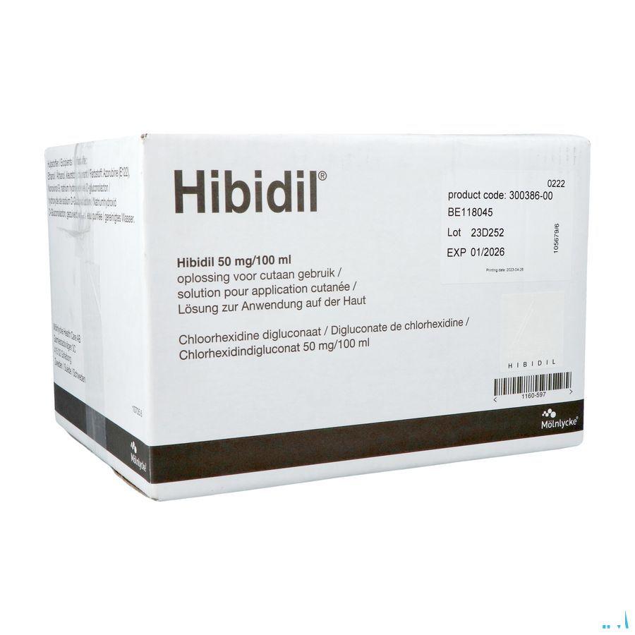 Hibidil Oplossing 120x50 ml Ud Bottelpack  -  Molnlycke Healthcare
