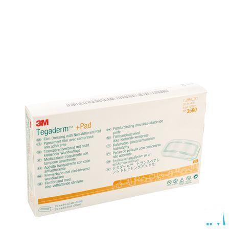 Tegaderm + Pad 3m Transp Steril 9cmx20cm 25 3590  -  3M