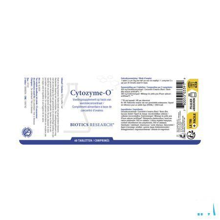 Biotics Cytozyme-O 60 tabletten  -  Energetica Natura