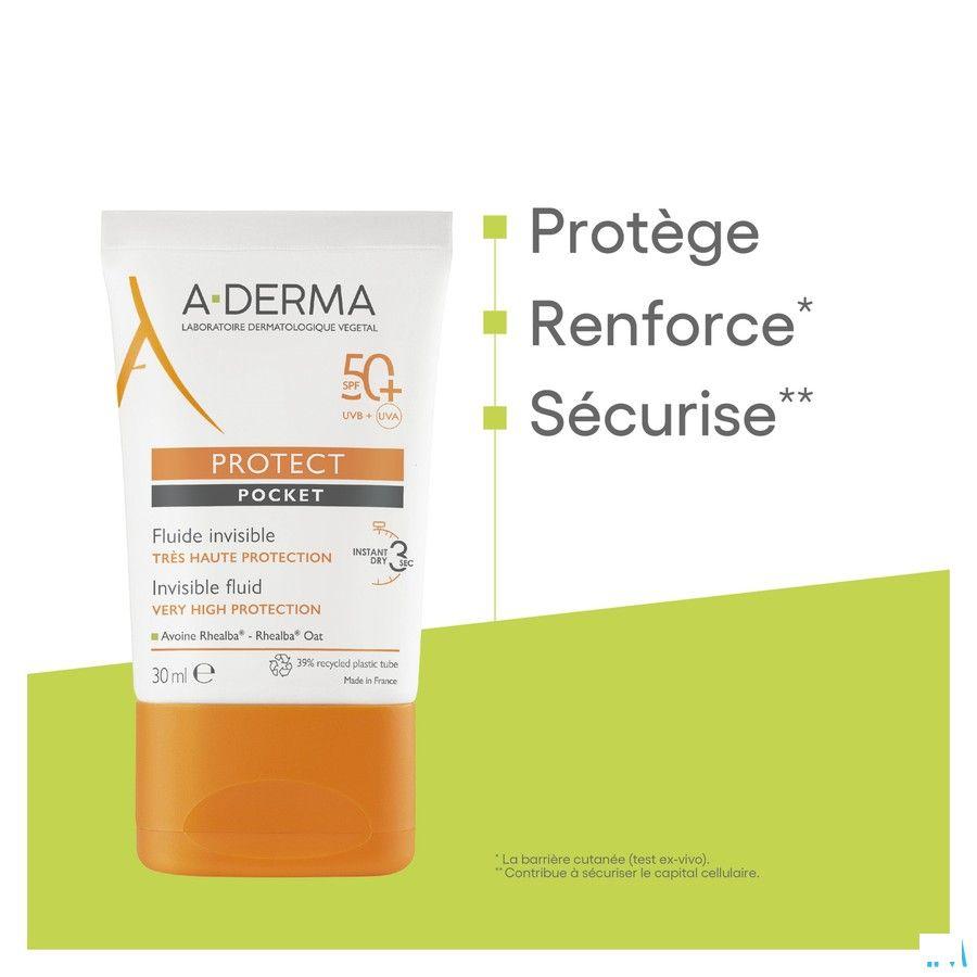 Aderma Protect Pocket Fluide Onzichtbare Ip50 + 30 ml  -  Aderma