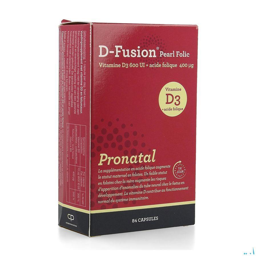 D-Fusion Pearl Folic Caps 84