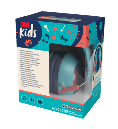 3M Kids Plus Gehoorbesch. Oorkap Kind Groenblauw