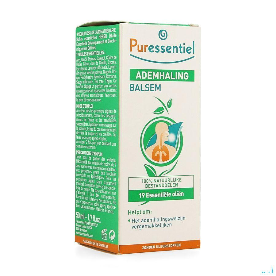 Puressentiel Ademhaling Balsem 19 Essentiele Olie 50 ml  -  Puressentiel