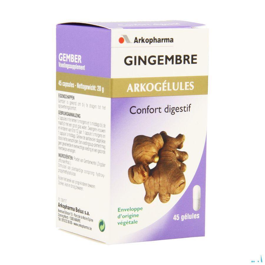 Arkocaps Gember Plantaardig 45  -  Arkopharma