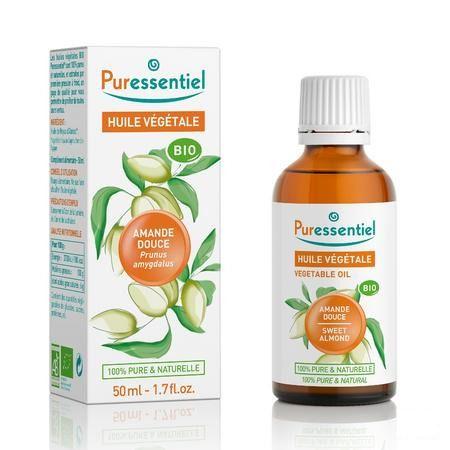 Puressentiel Huile Vegetale Bio Amande Douce 50 ml  -  Puressentiel