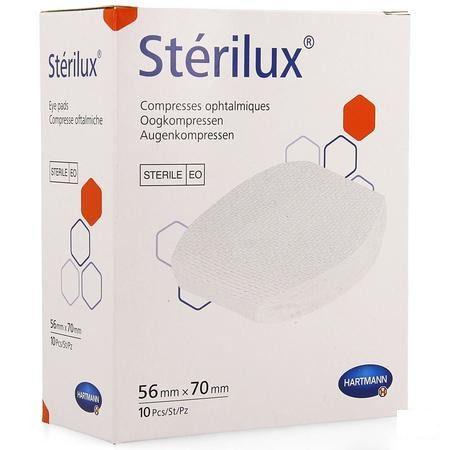 Sterilux Oogkompres 56x70 St. 10 P/s  -  Hartmann