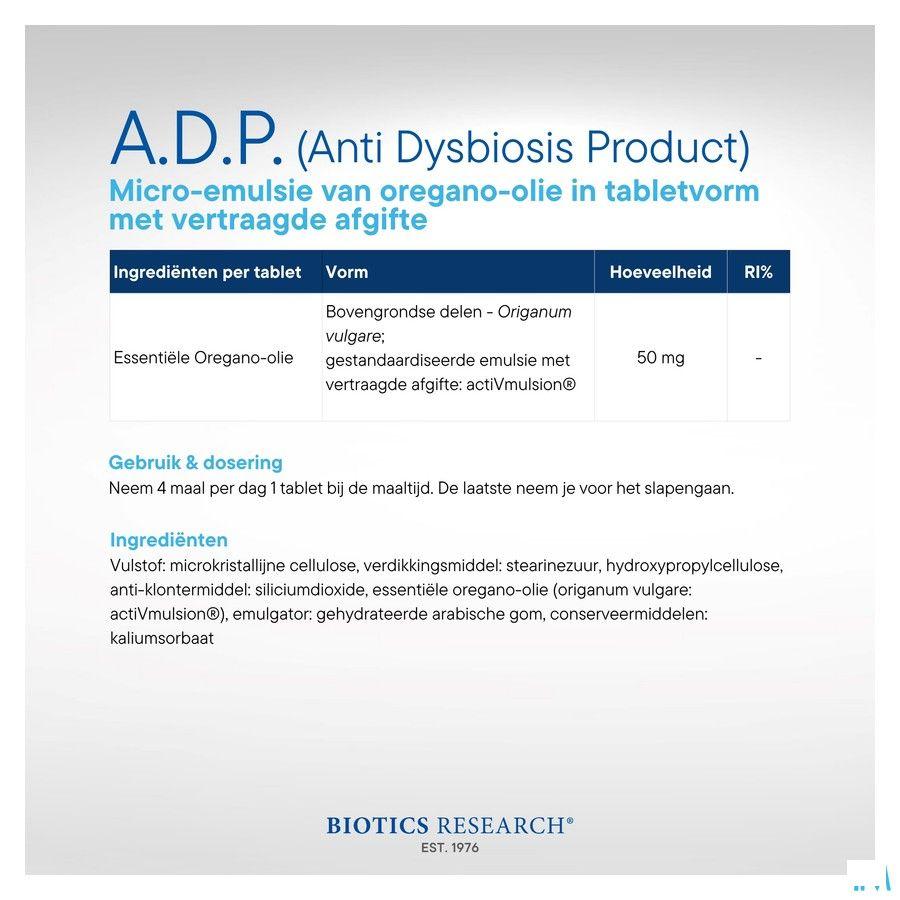 Biotics A.D.P. (Anti Dysbiosis Product) 60 comprimés  -  Energetica Natura