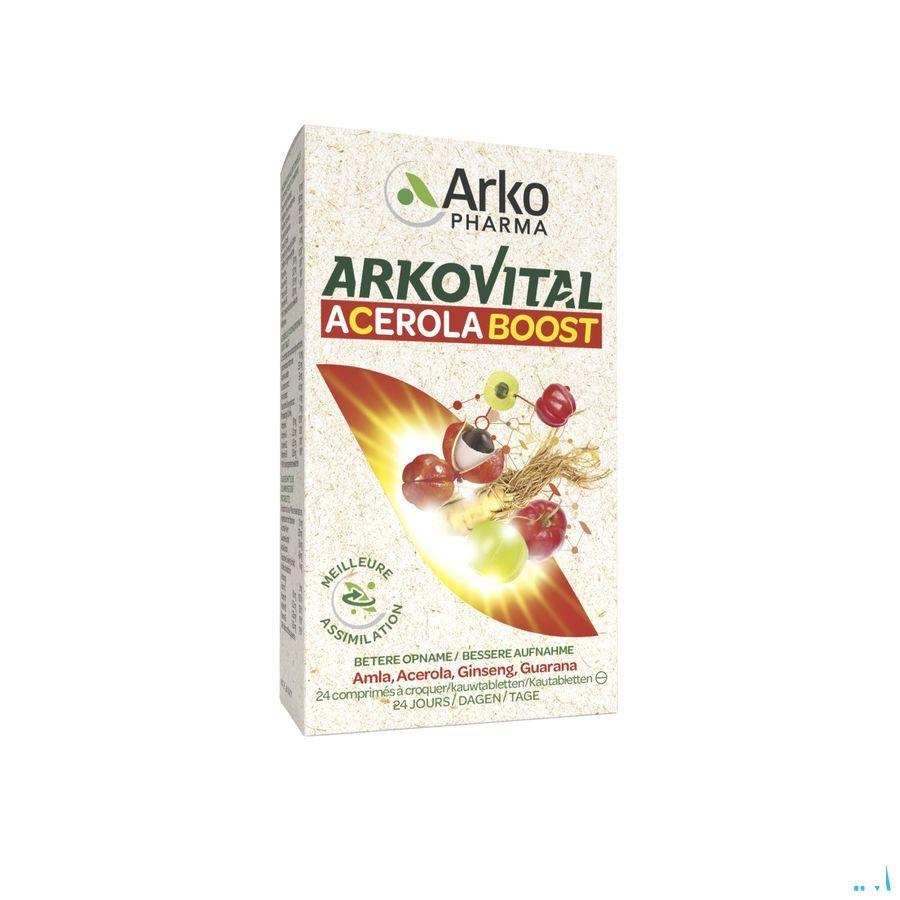 Arkovital Acerola Boost Comprimes Ã  Croquer 24  -  Arkopharma